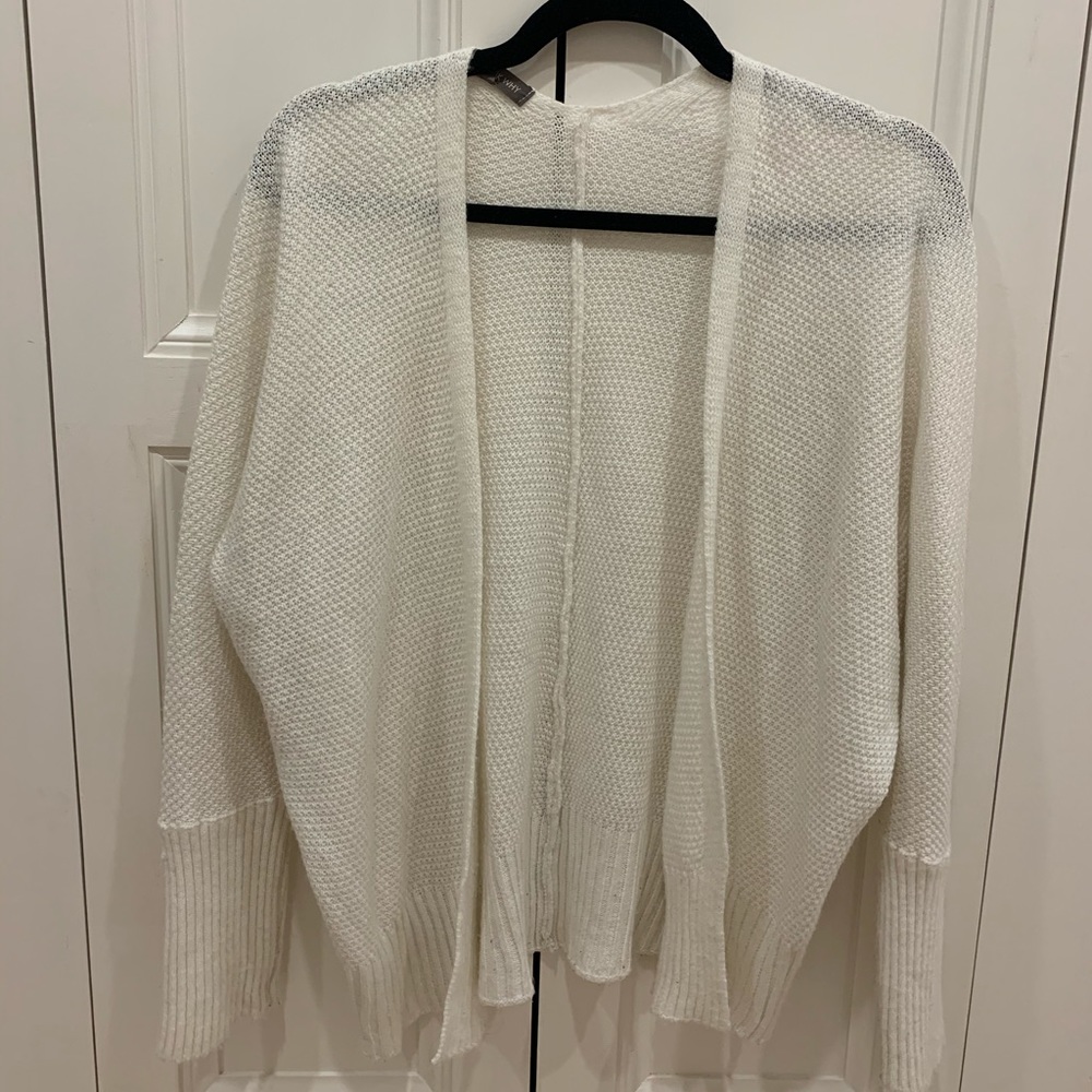 Short White Cartigan